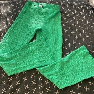 NWOT Zara green pull on pants